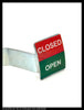 General Electric AK-2A-50 Circuit Breaker (M) Breaker Open-Close Label - P/N: 259C608P3