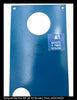 General Electric AK-2A-50 Circuit Breaker (M) Breaker Bib for Front Escutcheon (Manual) (Blue) - P/N: NP148A1048