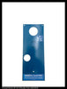 General Electric AK-2A-50 Circuit Breaker (M) Breaker Bib for Front Escutcheon (Manual) (Blue) - P/N: NP148A1048
