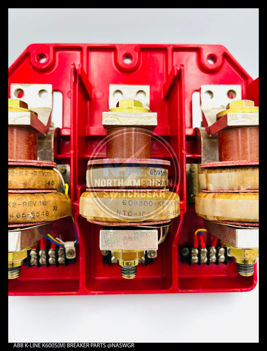 ABB K600S/K800S (M), K-Don 600S/800S (M) Lower Base Molding w/Ph & Pwr. Sensors 250-600A - P/N: 709733T14