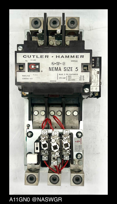 Cutler-Hammer A11GN0 Citation Starter - 270 A, 120v Coil