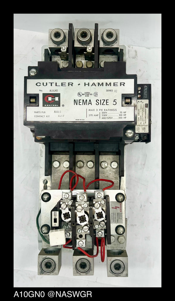 Cutler-Hammer A10GN0 Citation Starter - 270 A, 120v Coil