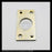 General Electric AK-2A-50-1 Circuit Breaker (E) Breaker Support - P/N: 393A554P1