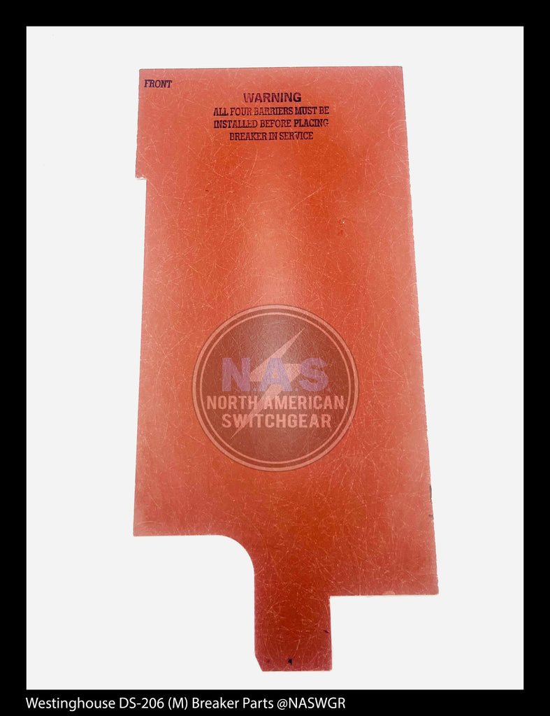 Westinghouse DS-206 (M) Breaker Barrier Kit (Group of 4) - P/N: 1A33569G01