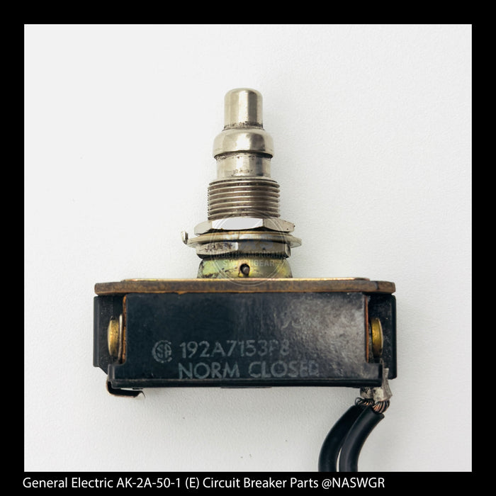General Electric AK-2A-50-1 Circuit Breaker (E) Breaker Cut-off Switch "G" - P/N: 192A7153P8