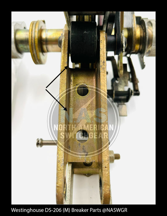 Westinghouse DS-206 (M) Breaker Mechanism Main Drive Link Assembly with Roller - P/N: 437B146G03