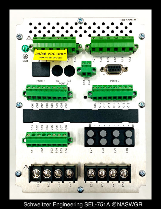 Schweitzer Engineering Laboratories SEL-751A Feeder Protection Relay - 751A02ACA0X74850000