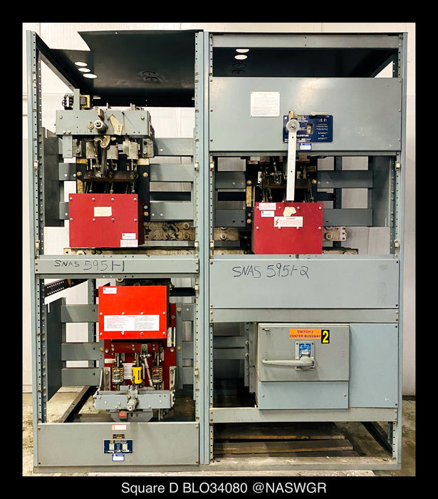 Square D Bolt-Loc BLO34080 Bolted Pressure Contact Switch - 800 Amp