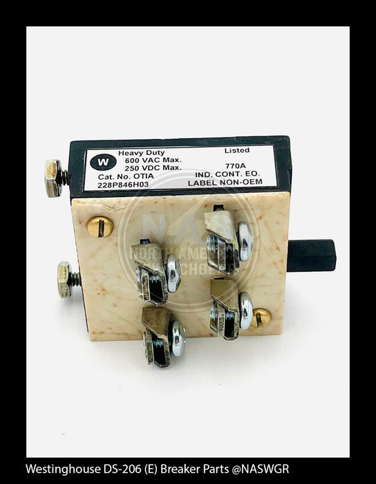 Westinghouse DS-206 (E) Breaker Heavy Duty Motor Cutoff Switch - CAT#: 228P84H03