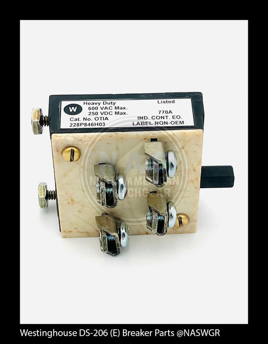 Westinghouse DS-206 (E) Breaker Motor Cutoff Switch Kit - P/N: 567F430G06