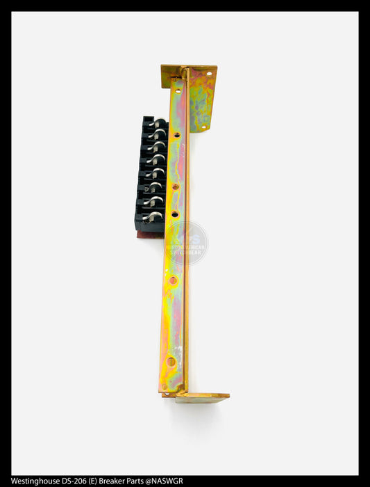 Westinghouse DS-206 (E) Breaker Secondary Disconnect Mounting Frame With 8 Point Contact Block - P/N: 591C498G07