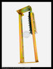 Westinghouse DS-206 (E) Breaker Secondary Disconnect Mounting Frame With 8 Point Contact Block - P/N: 591C498G07