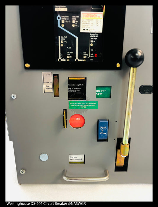 Westinghouse DS-206 Circuit Breaker (E,D/O) - 800 Amp