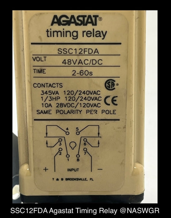 SSC12FDA ~ Agastat SSC12FDA Timing Relay