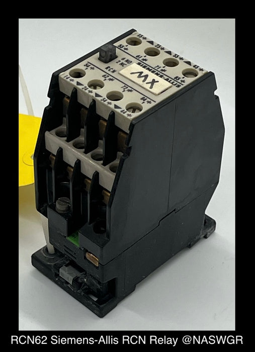 RCN62 ~ Siemens-Allis RCN62 RCN Relay