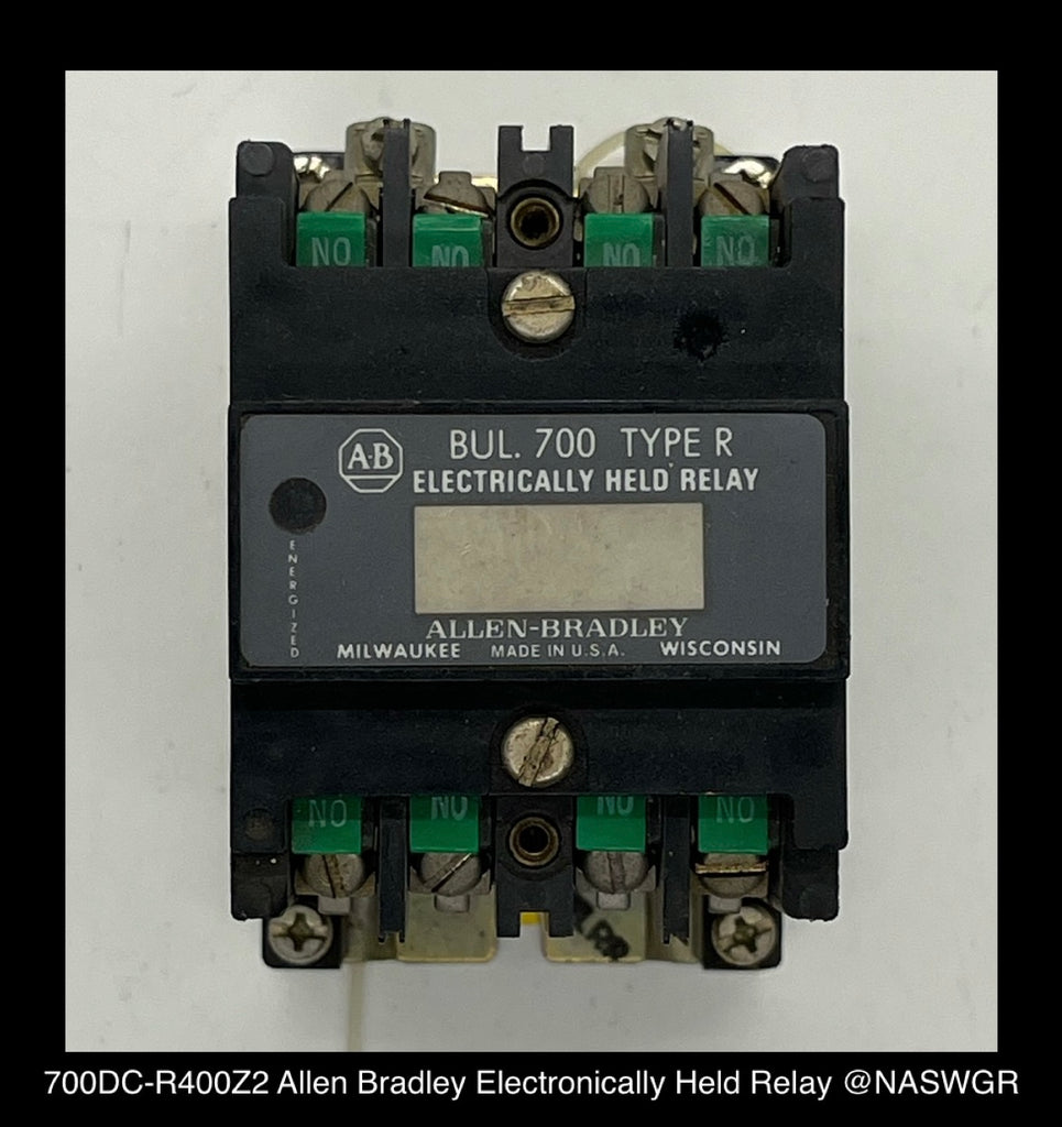 700DC-R400Z2 ~ Allen Bradley 700DC-R400Z2 Electrically Held Relay