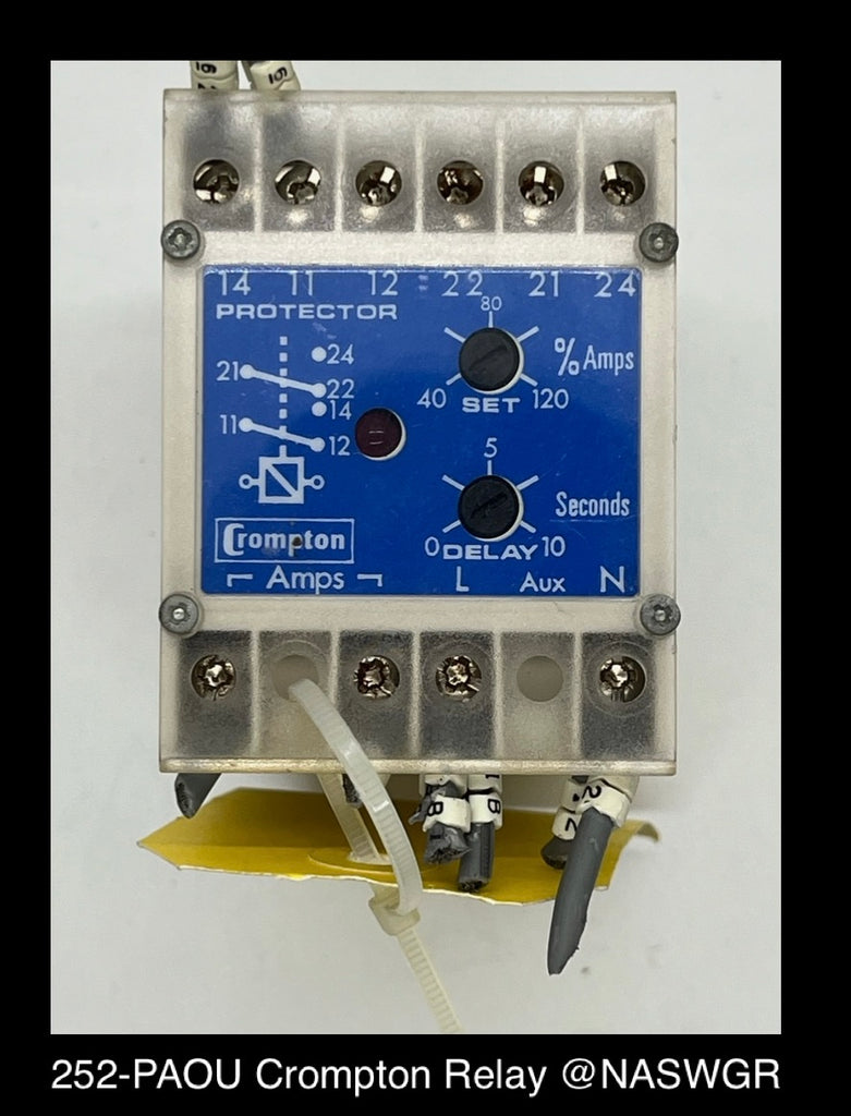 252-PAOU ~ Crompton 252-PAOU Relay