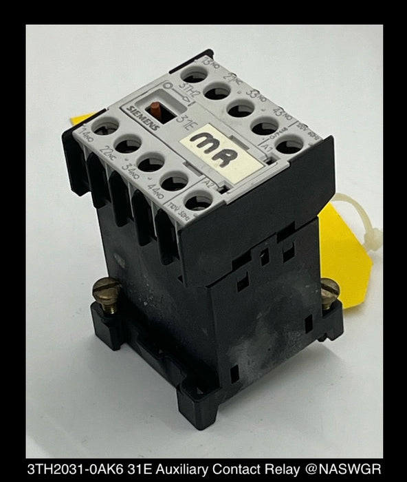 3TH2031-0AK6 ~ Siemens 3TH2031-0AK6 31E Auxiliary Contact Relay