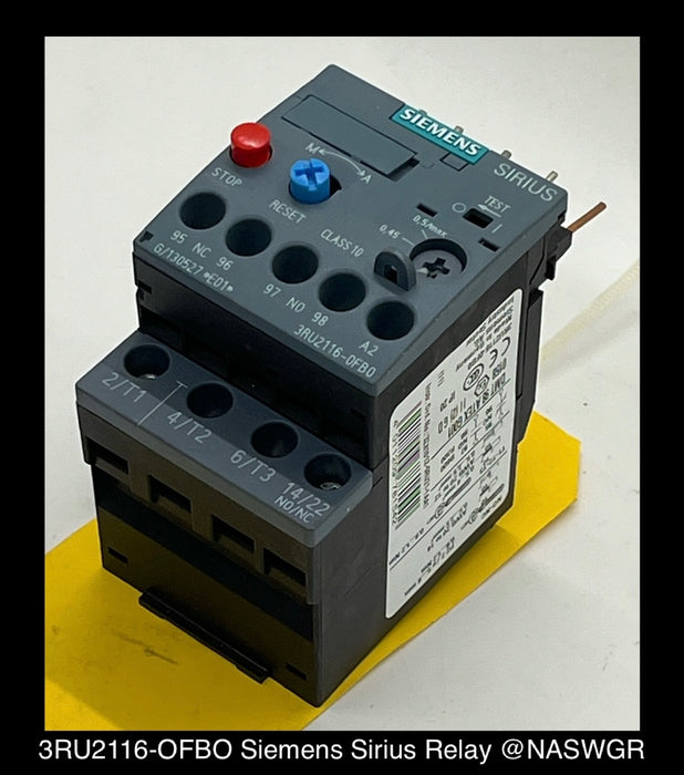 3RU2116-OFBO ~ Siemens 3RU2116-OFBO Sirius Relay