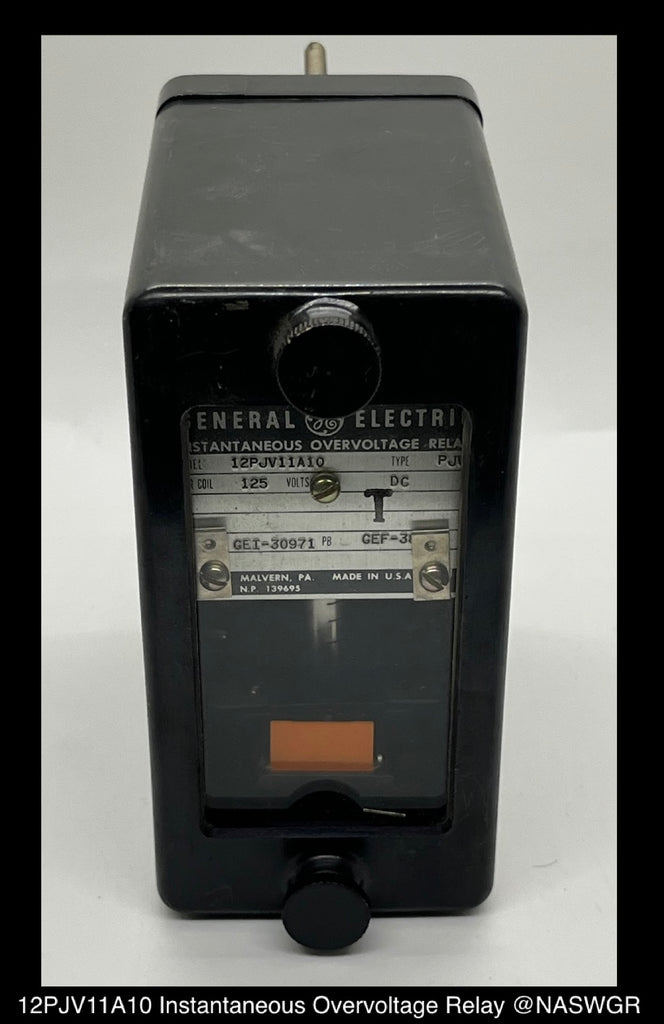 12PJV11A10 ~ General Electric 12PJV11A10 PJV Instantaneous Overvoltage Relay