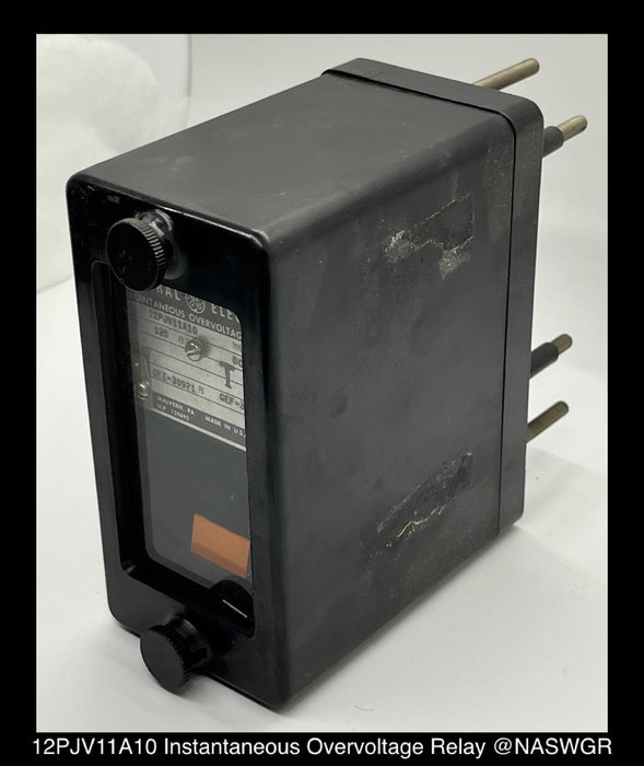 12PJV11A10 ~ General Electric 12PJV11A10 PJV Instantaneous Overvoltage Relay