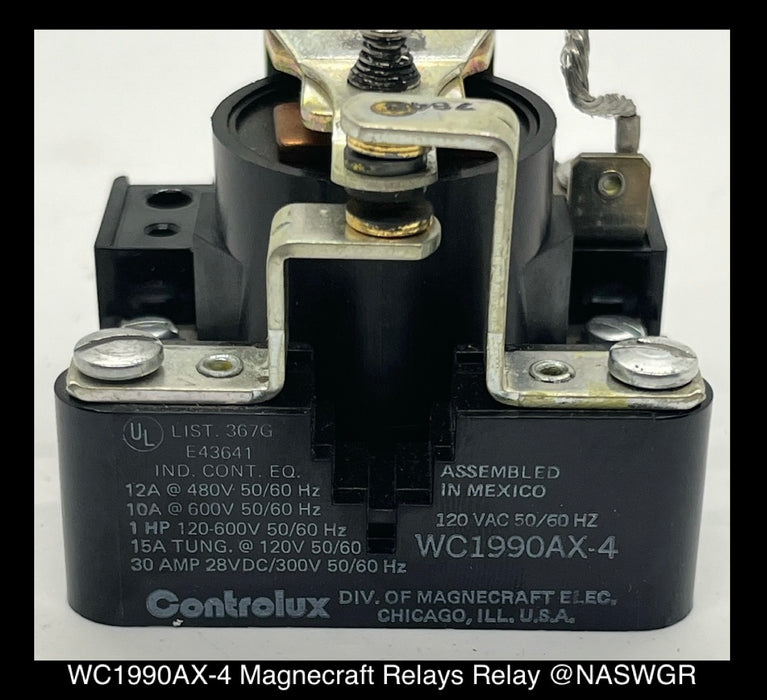 WC1990AX-4 ~ Magnecraft Relays WC1990AX-4 Relay