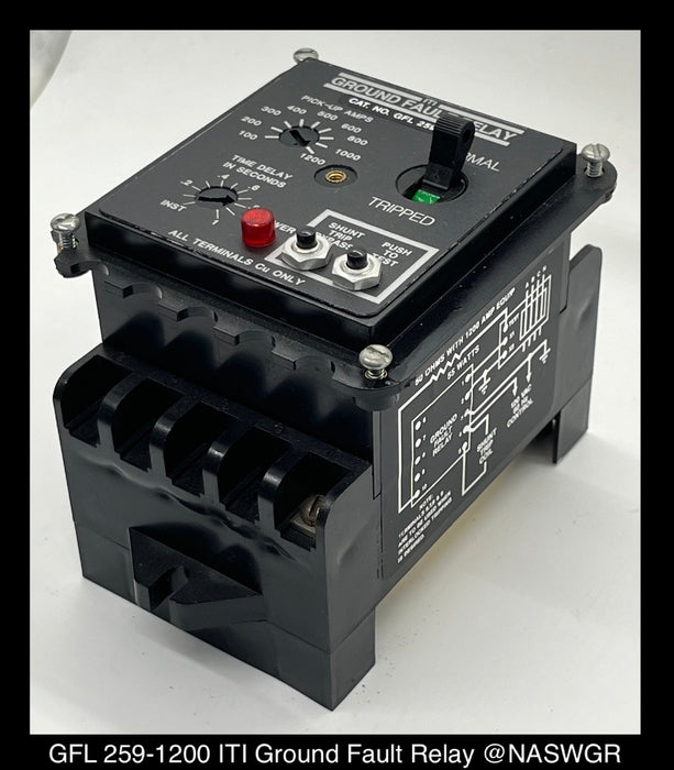 Instrument Transformers Inc. GFL 259-1200 Ground Fault Relay - 1200 Amp