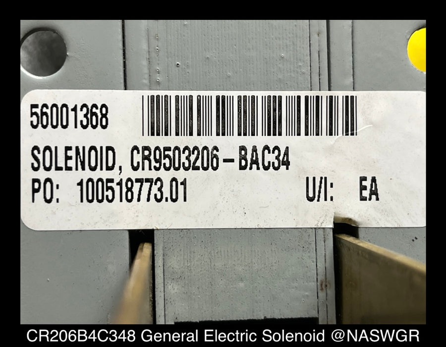 CR206B4C348 ~ General Electric CR206B4C348 Solenoid