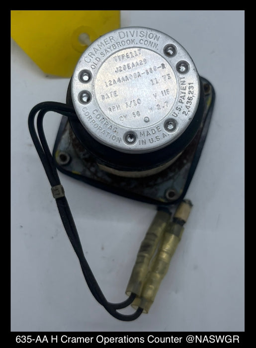 635-AA H ~ Cramer 635-AA H Operations Counter