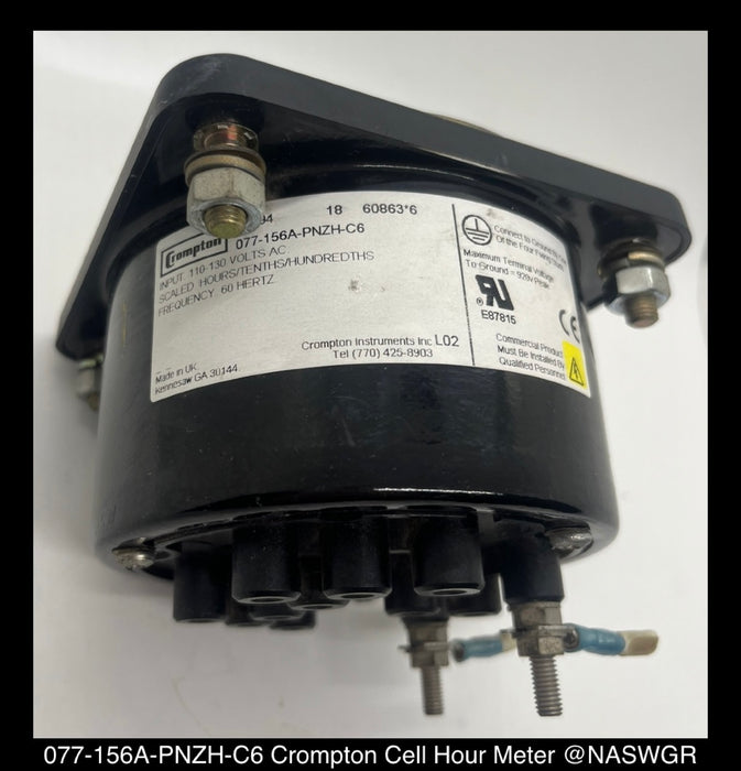 077-156A-PNZH-C6 ~ Crompton 077-156A-PNZH-C6 Cell Hour Meter