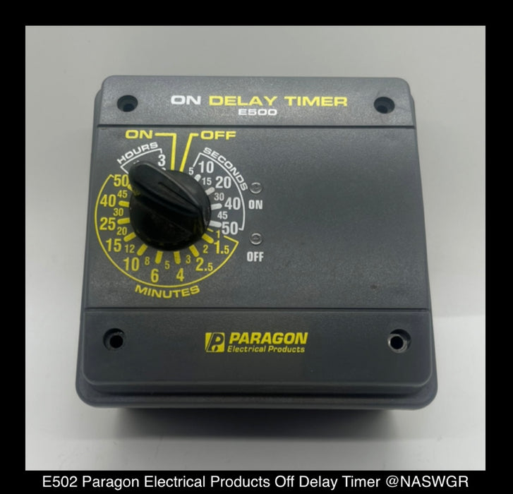 Paragon Electrical Products E502 Off Delay Timer