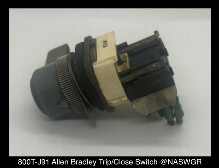 Allen Bradley 800T-J91 Trip/Close Switch