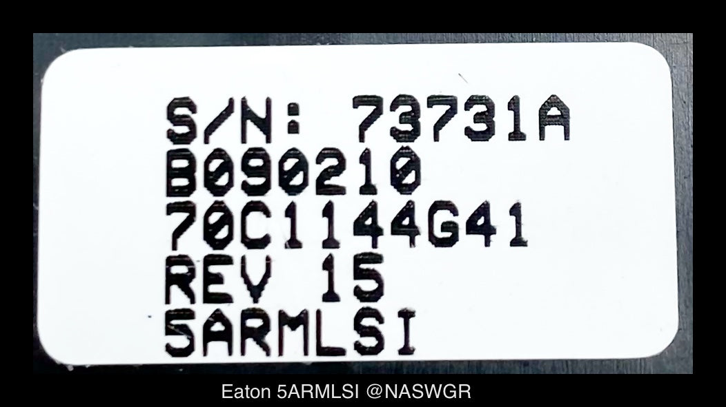 Eaton 5ARMLSI Digitrip 520MC Kit Style 2A11799G34 - Unused/ 1 Year Warranty