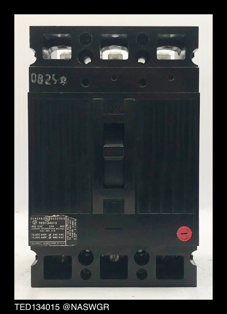 General Electric TED134015 Molded Case Circuit Breaker - 15 Amp