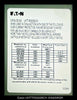 Eaton UHTTRS202BCH Meter Socket - 200A/600V/1P3W/N3R - Unused