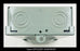 EATON DPU222R AIR CONDITIONER NON-FUSIBLE PULLOUT DISCONNECT - 60 AMPS