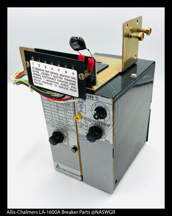 Allis-Chalmers LA-600A/LA-800A/LA-1600A Breaker Static Trip Group Type TI Static Trip - P/N: 18-468-194-501