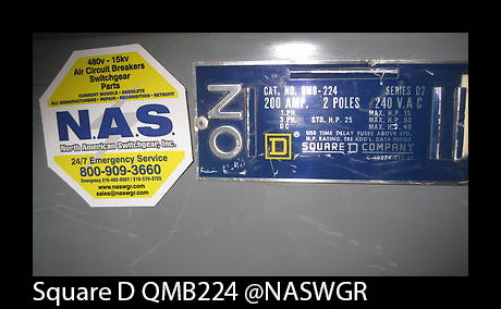 Square D QMB224 Fused Panelboard Switch - 200 Amp