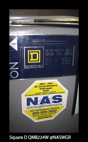 Square D QMB224W Fused Panelboard Switch - 200 Amp