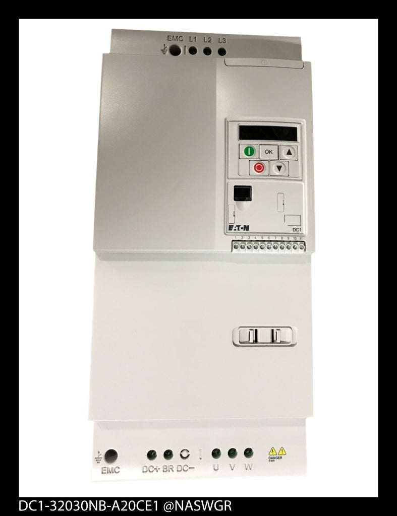 Eaton DC1-32030NB-A20CE1 ~ Eaton Power XL Variable Frequency Drive ~ Surplus