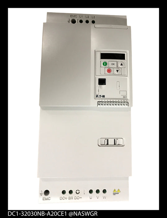 Eaton DC1-32030NB-A20CE1 ~ Eaton Power XL Variable Frequency Drive ~ Surplus