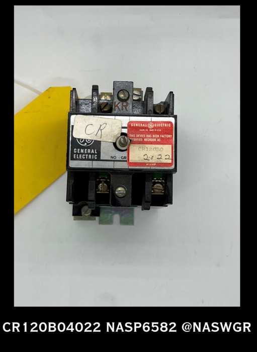 CR120B04022 - General Electric  -CR120B04022 SERIES A CONTACTOR