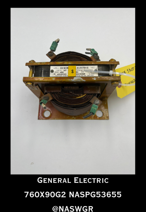760X90G2 ~ General Electric 760X90G2 JE-27 TRANSFORMER