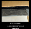 14-400-120 ~ Allis Chalmers 14-400-120 TYPE FP PT