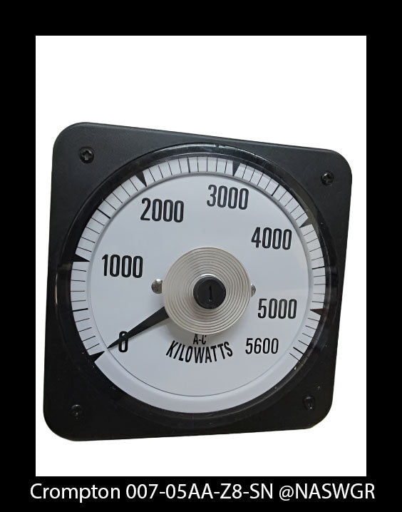 007-05AA-Z8-SN -Crompton - 5600 AC Kilowatts Meter