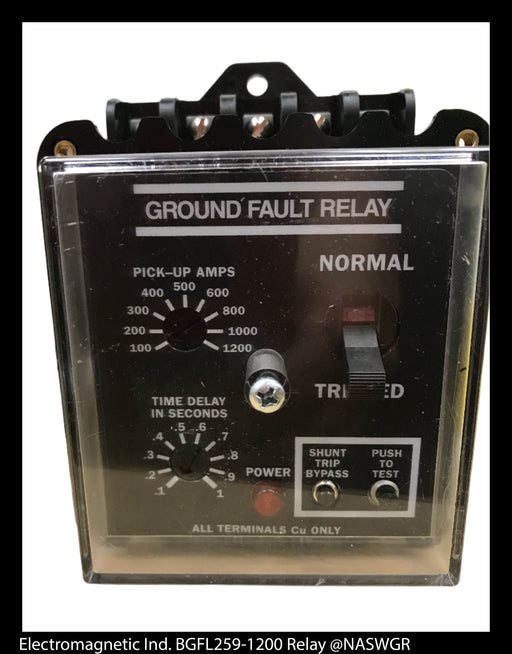 ITI BGFL259-1200 Ground Fault Relay - Unused Surplus