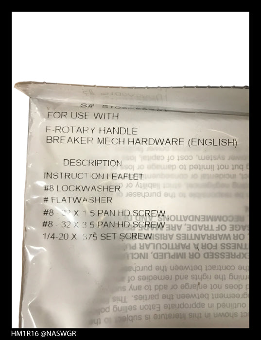 Eaton HM1R16, 1498D77G02 F-Rotary Handle - Unused