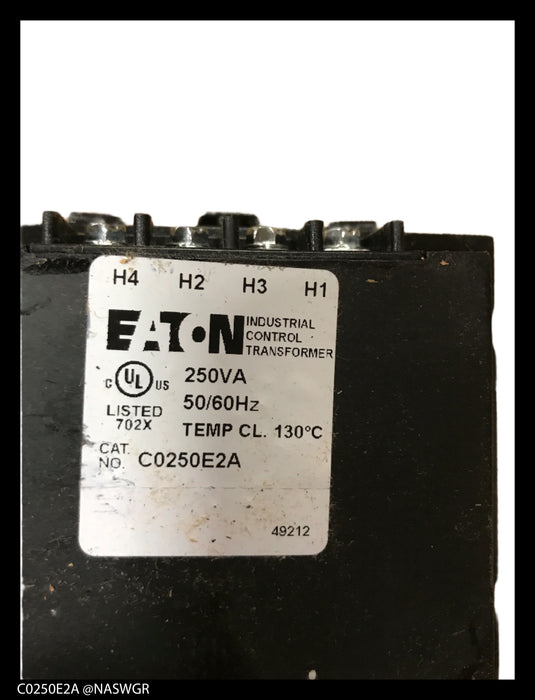 C0250E2A ~ Eaton C0250E2A Industrial Control Transformer ~ Factory Surplus