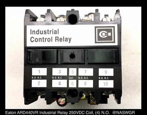 Eaton ARD440VR Industrial Control Relay - 250vDC