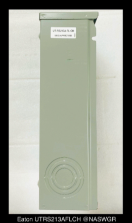 Eaton UTRS213AFLCH Meter Socket - 200A/600V/1P3W/4J/N3R - Unused